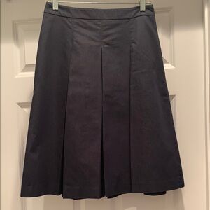 Classic dark denim A-Line Skirt